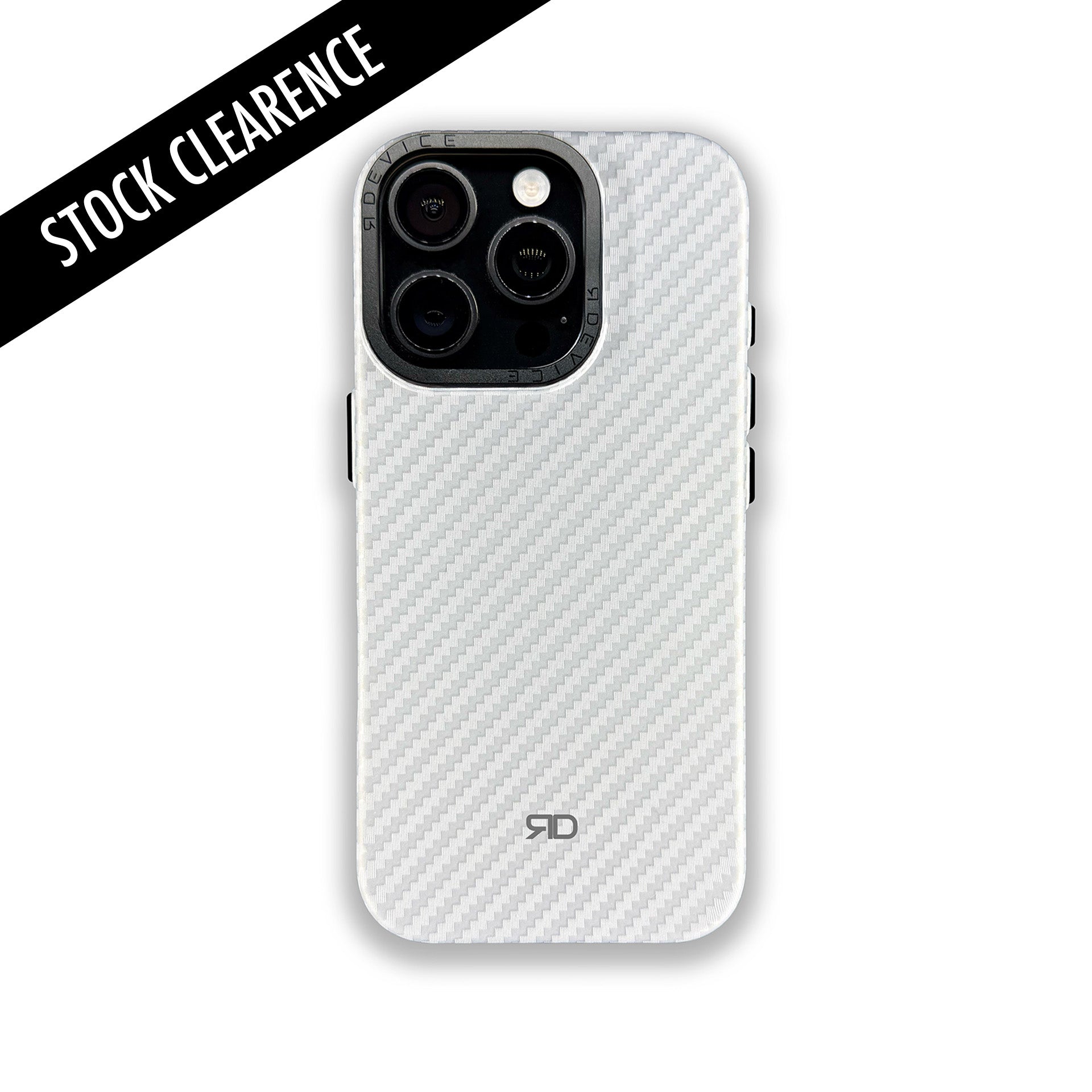 RD Carbon Fiber Case V3 LIMITED EDITION (WHITE)