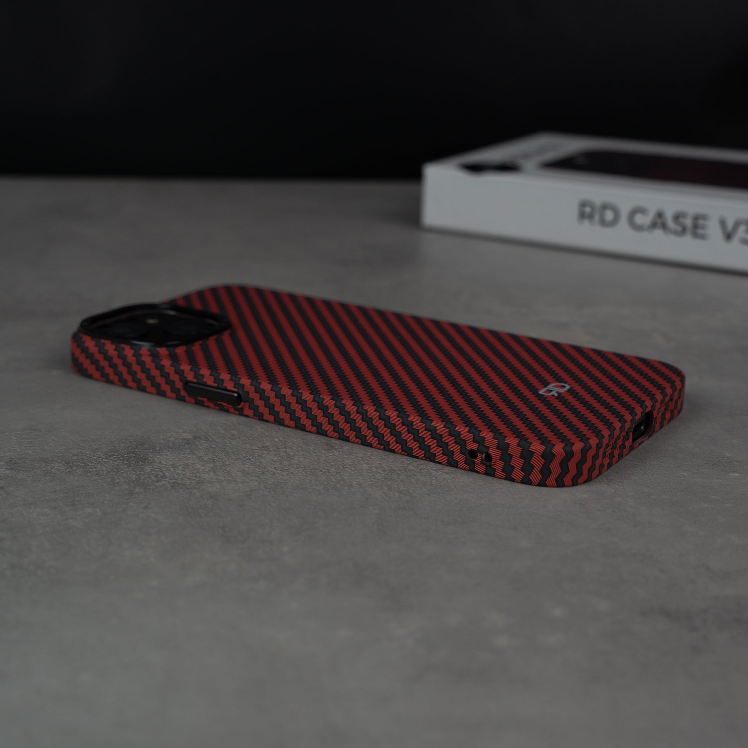 RD Carbon Fiber Case V3 (RED)