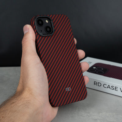 RD Carbon Fiber Case V3 (RED)